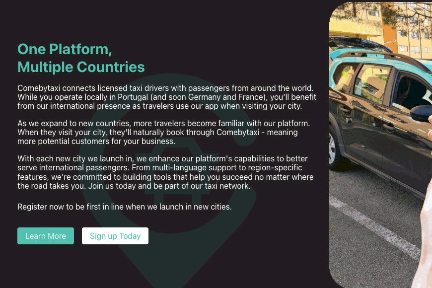 Comebytaxi - European Mobility Platform (Equity Investment)